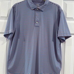 Croft & Barrow Blue and White Polo Shirt